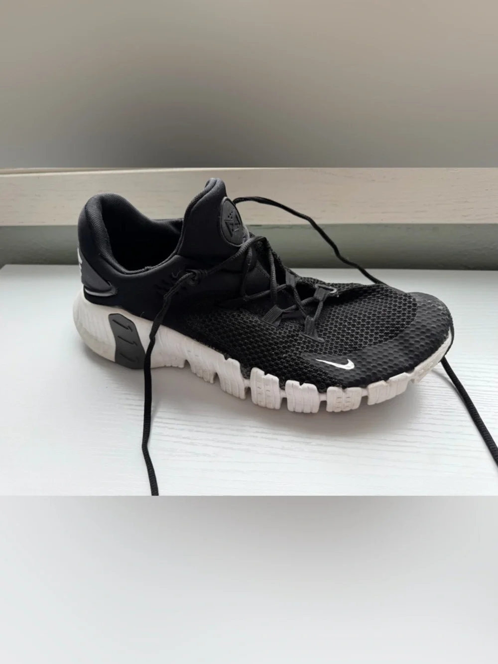 Nike Free Metcon 4 Black White Training Shoes Mens Size 11.5 CT3886-010 - Picture 4 of 16